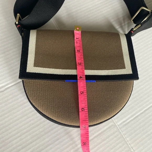 Rothy's Tan and Black Crossbody Bag - Picture 4 of 8